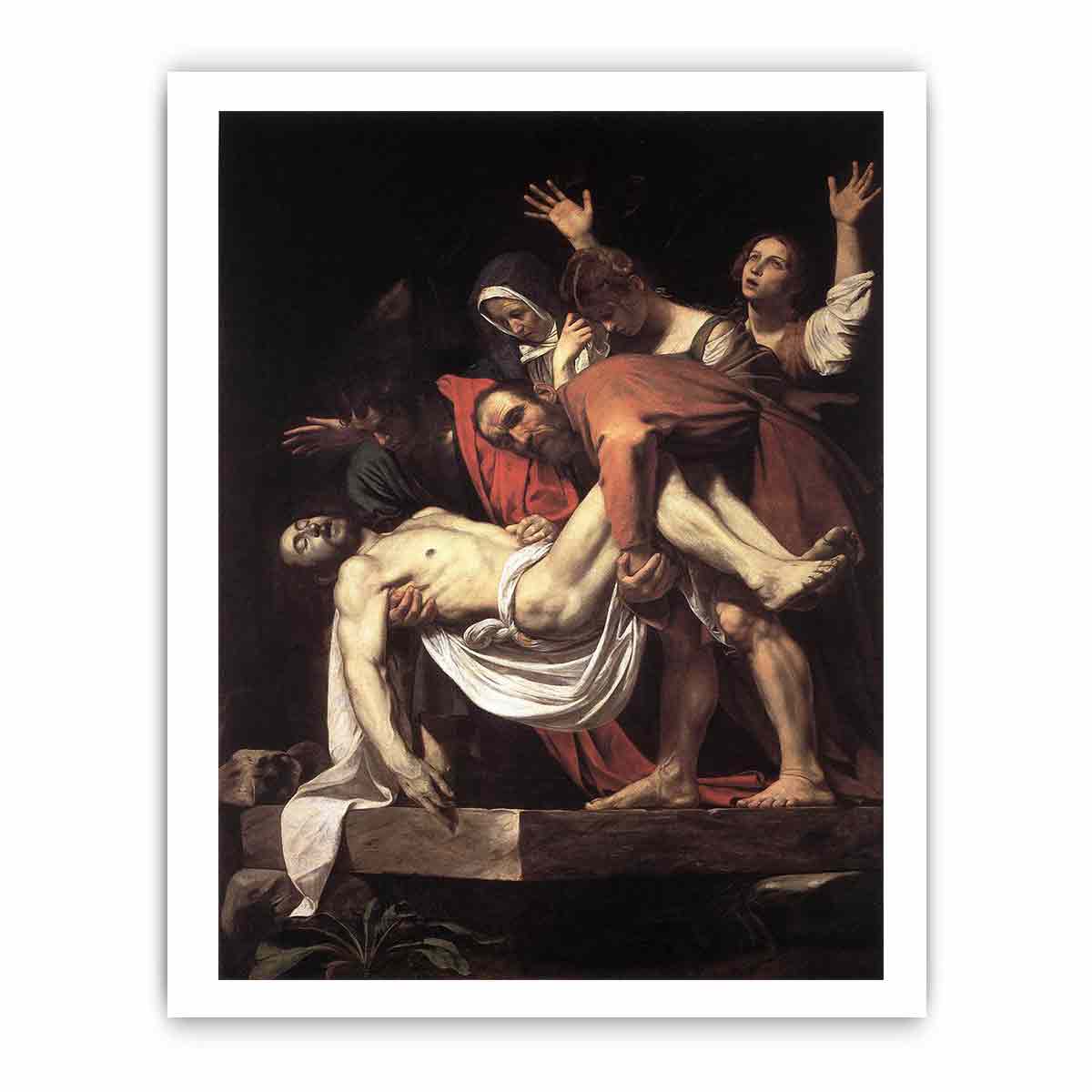 The Entombment of Christ Edit this at Wikidata By Caravaggio
