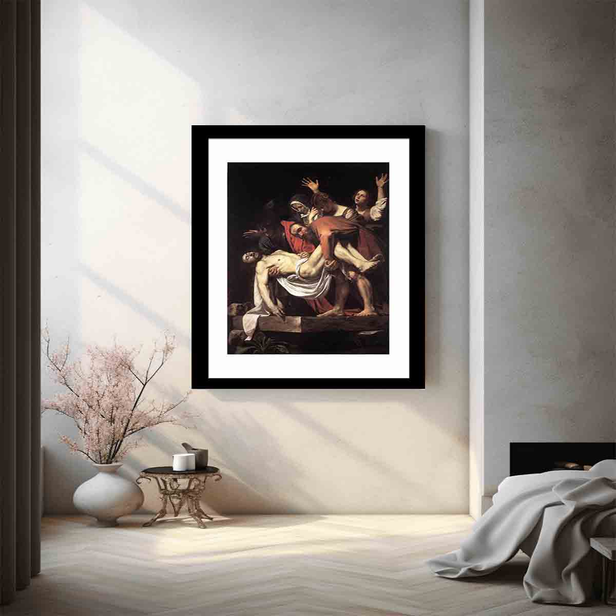 The Entombment of Christ Edit this at Wikidata By Caravaggio