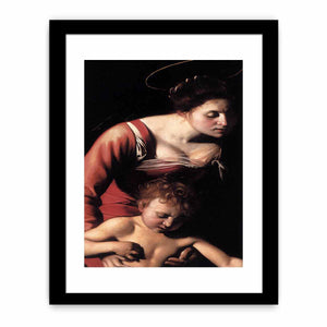 Madonna Palafrenieri (detail) By Caravaggio