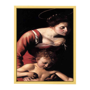 Madonna Palafrenieri (detail) By Caravaggio