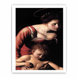 Madonna Palafrenieri (detail) By Caravaggio