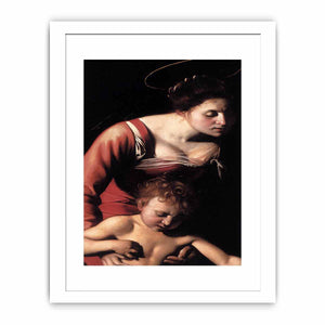 Madonna Palafrenieri (detail) By Caravaggio