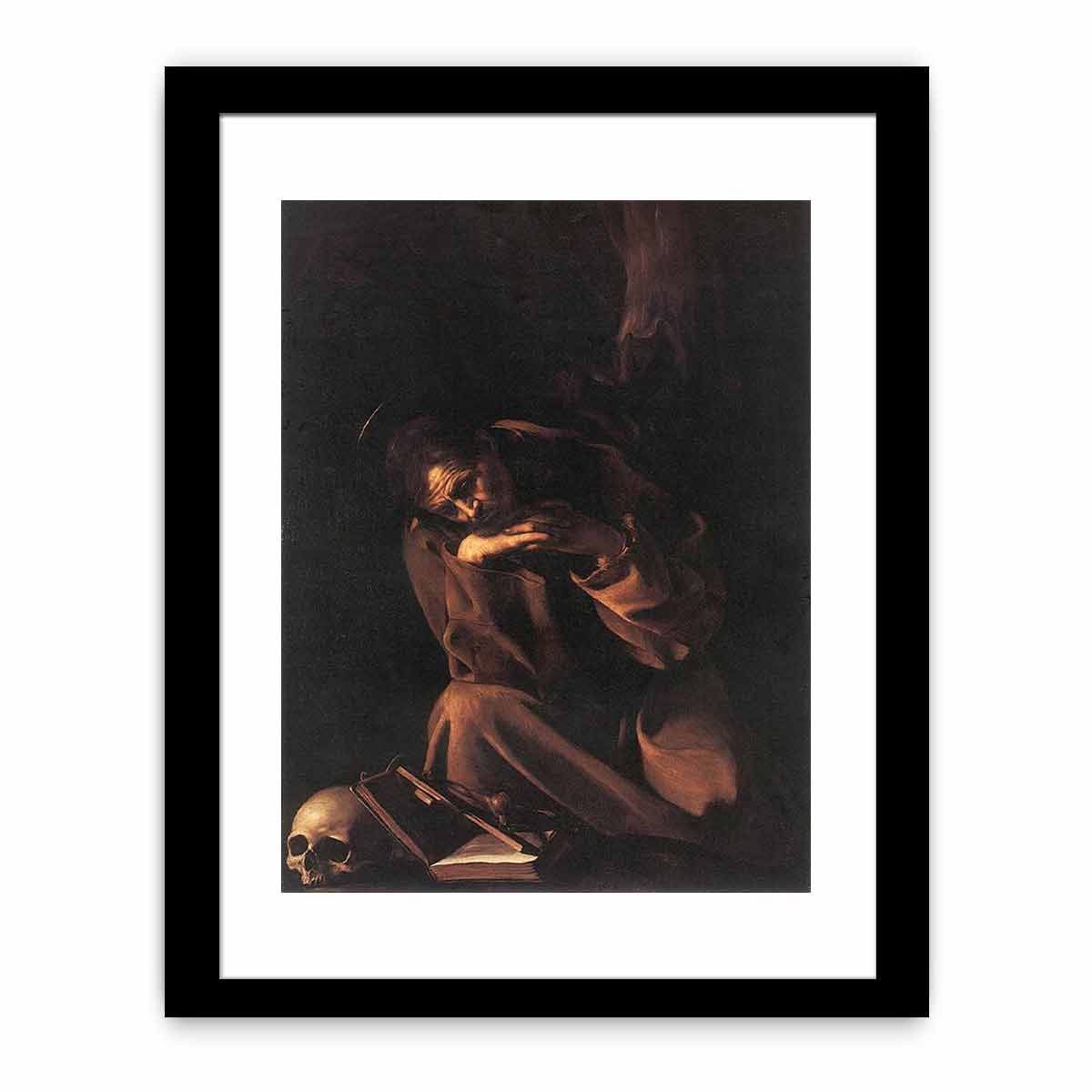 Saint Francis in Meditation By Caravaggio