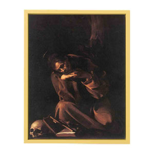 Saint Francis in Meditation By Caravaggio
