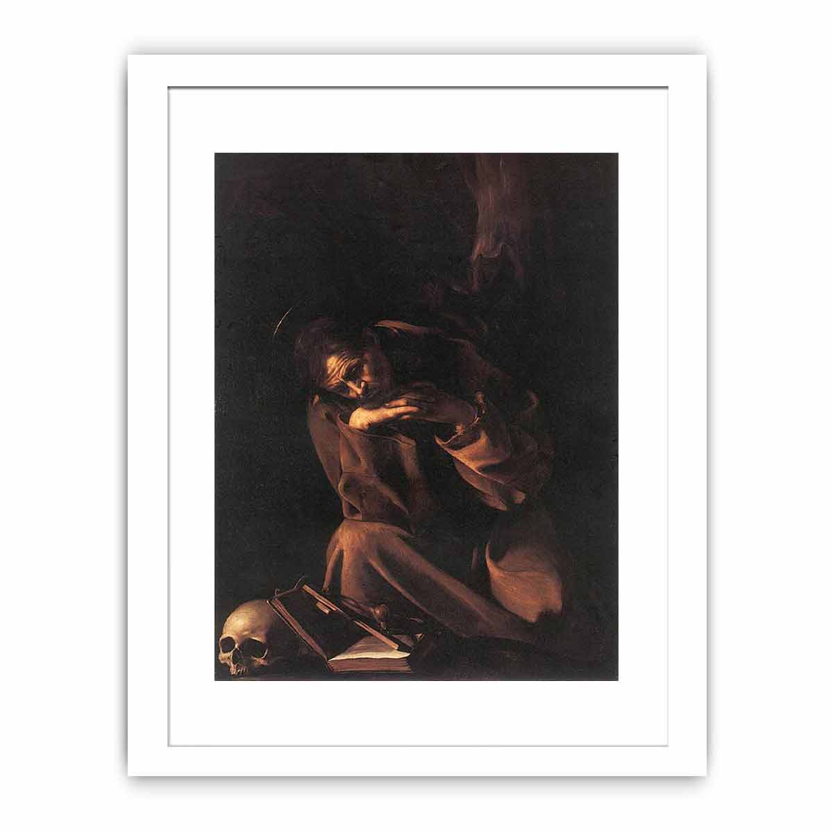 Saint Francis in Meditation By Caravaggio