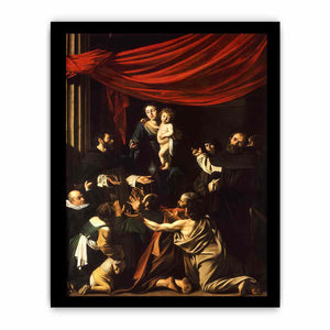 Madonna of the Rosary By Caravaggio
