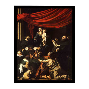 Madonna of the Rosary By Caravaggio