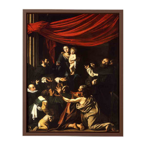 Madonna of the Rosary By Caravaggio