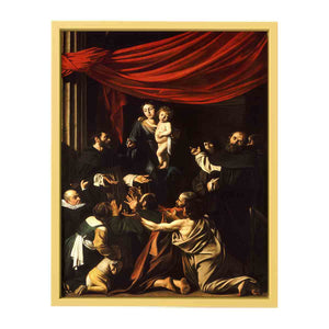 Madonna of the Rosary By Caravaggio