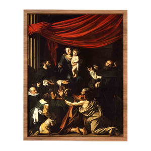 Madonna of the Rosary By Caravaggio