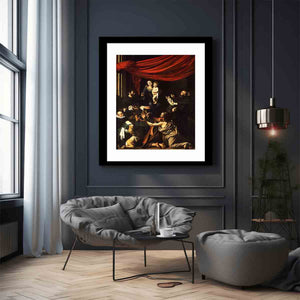Madonna of the Rosary By Caravaggio