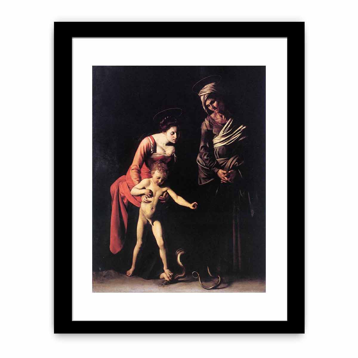 Madonna with the Serpent By Caravaggio