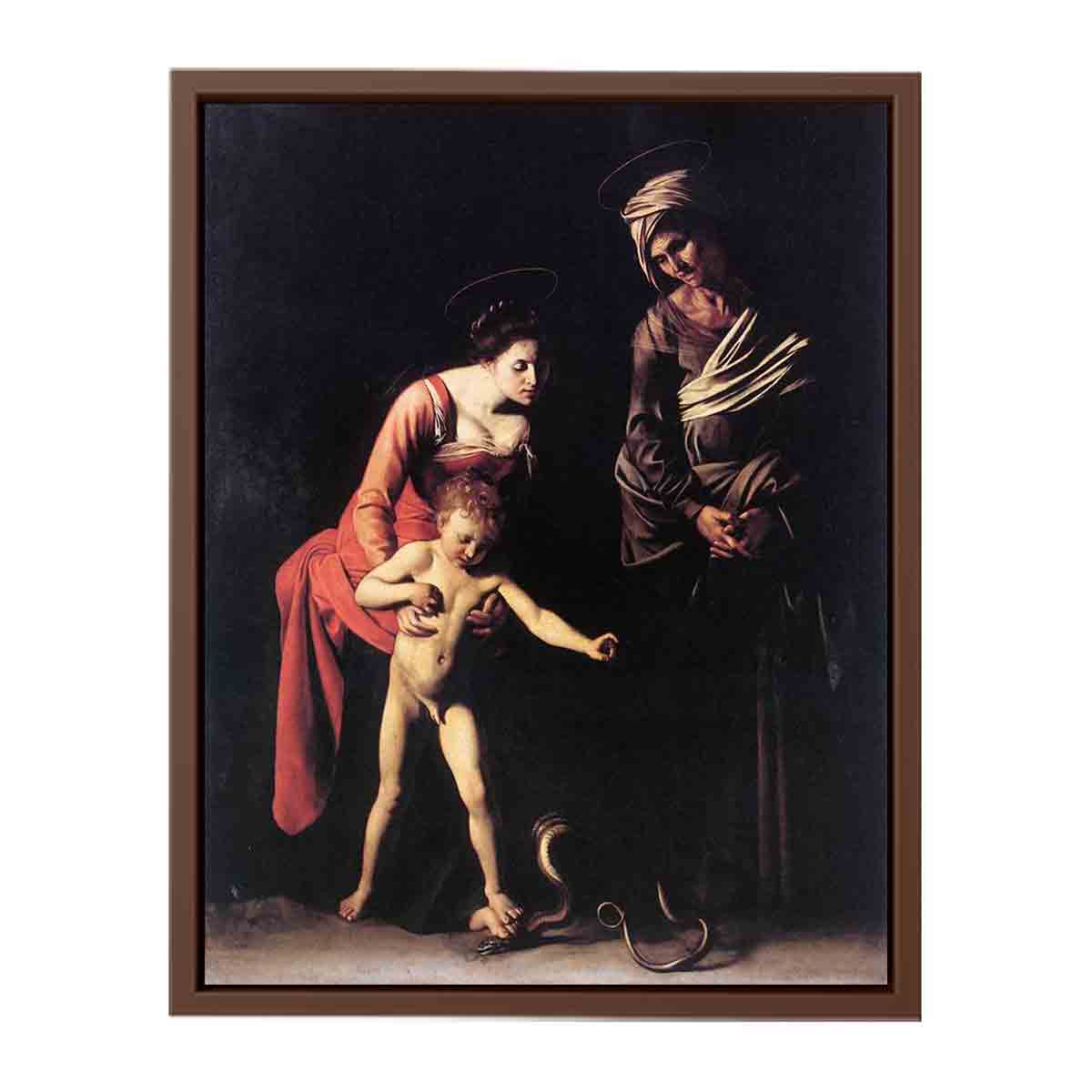 Madonna with the Serpent By Caravaggio