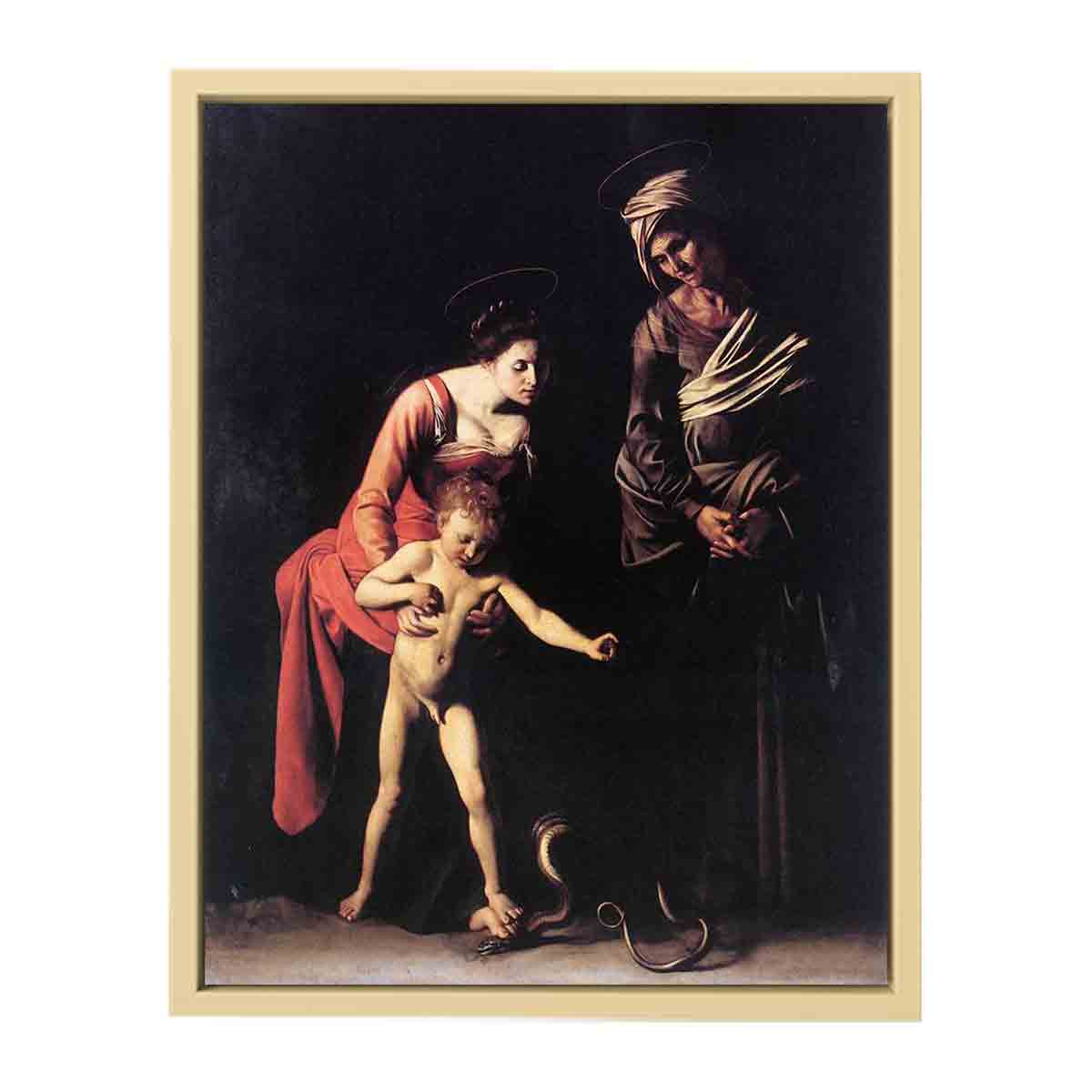 Madonna with the Serpent By Caravaggio