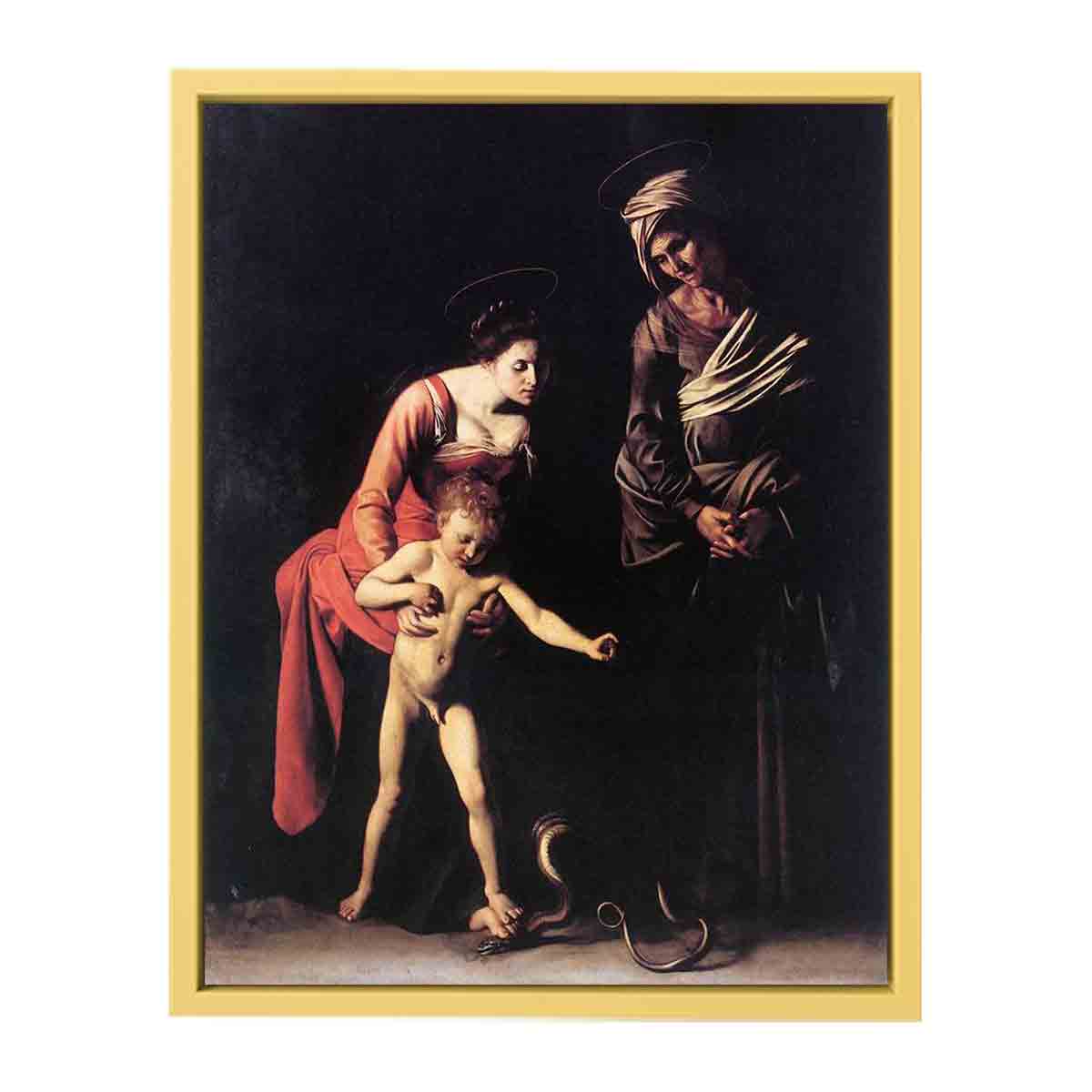 Madonna with the Serpent By Caravaggio