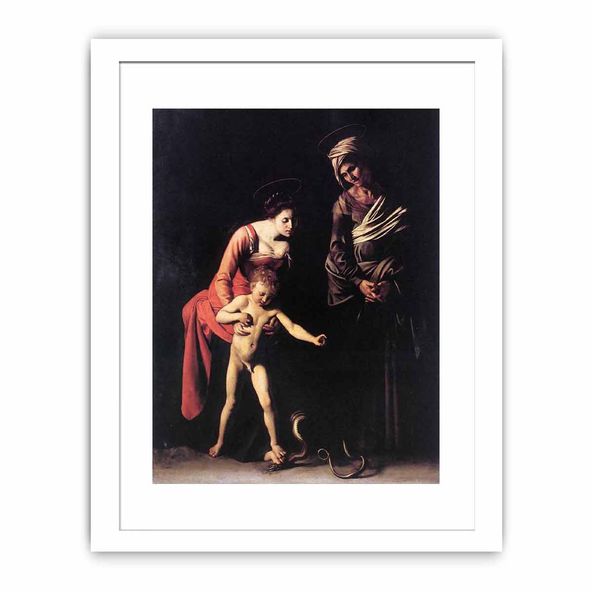 Madonna with the Serpent By Caravaggio