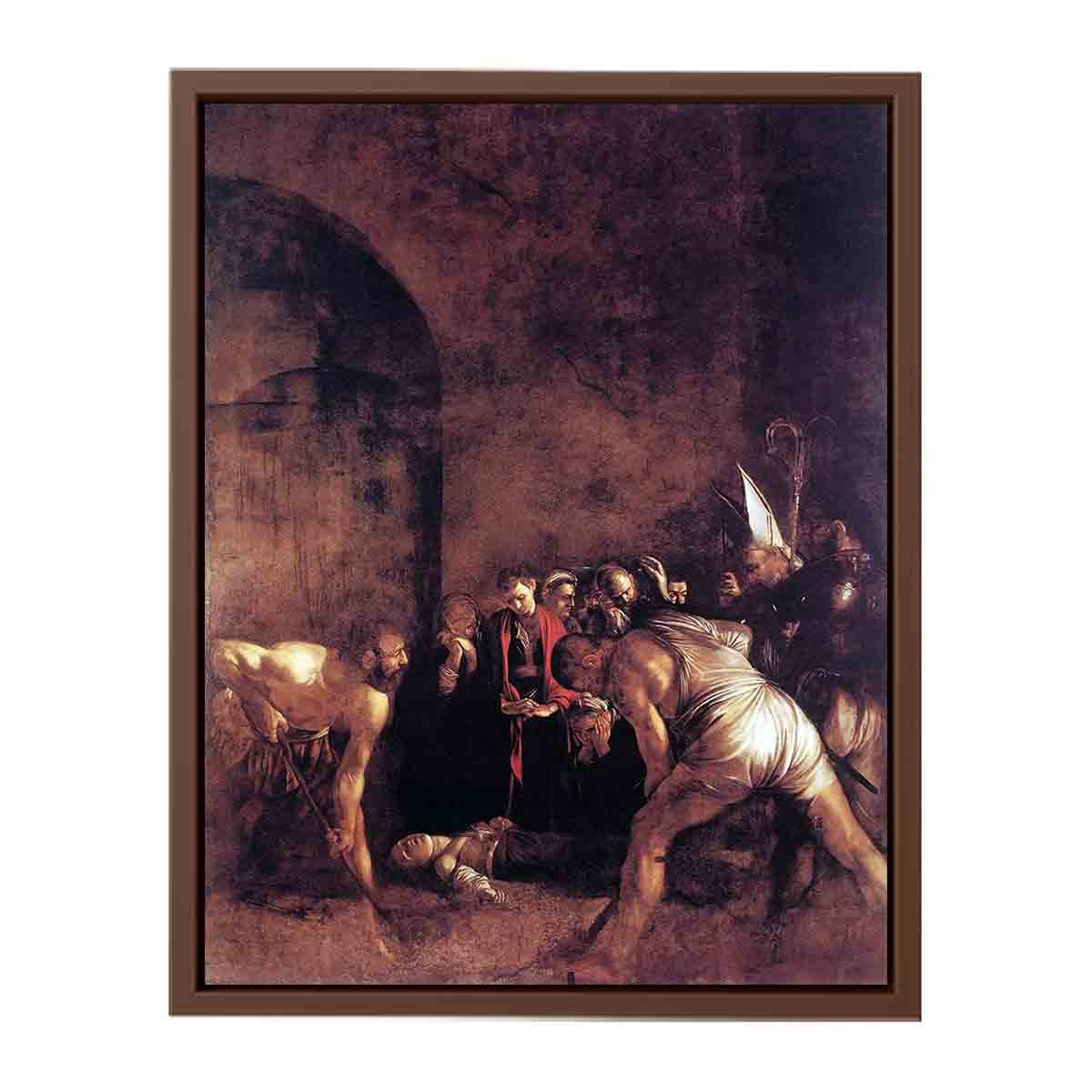 Burial of St Lucy By Caravaggio