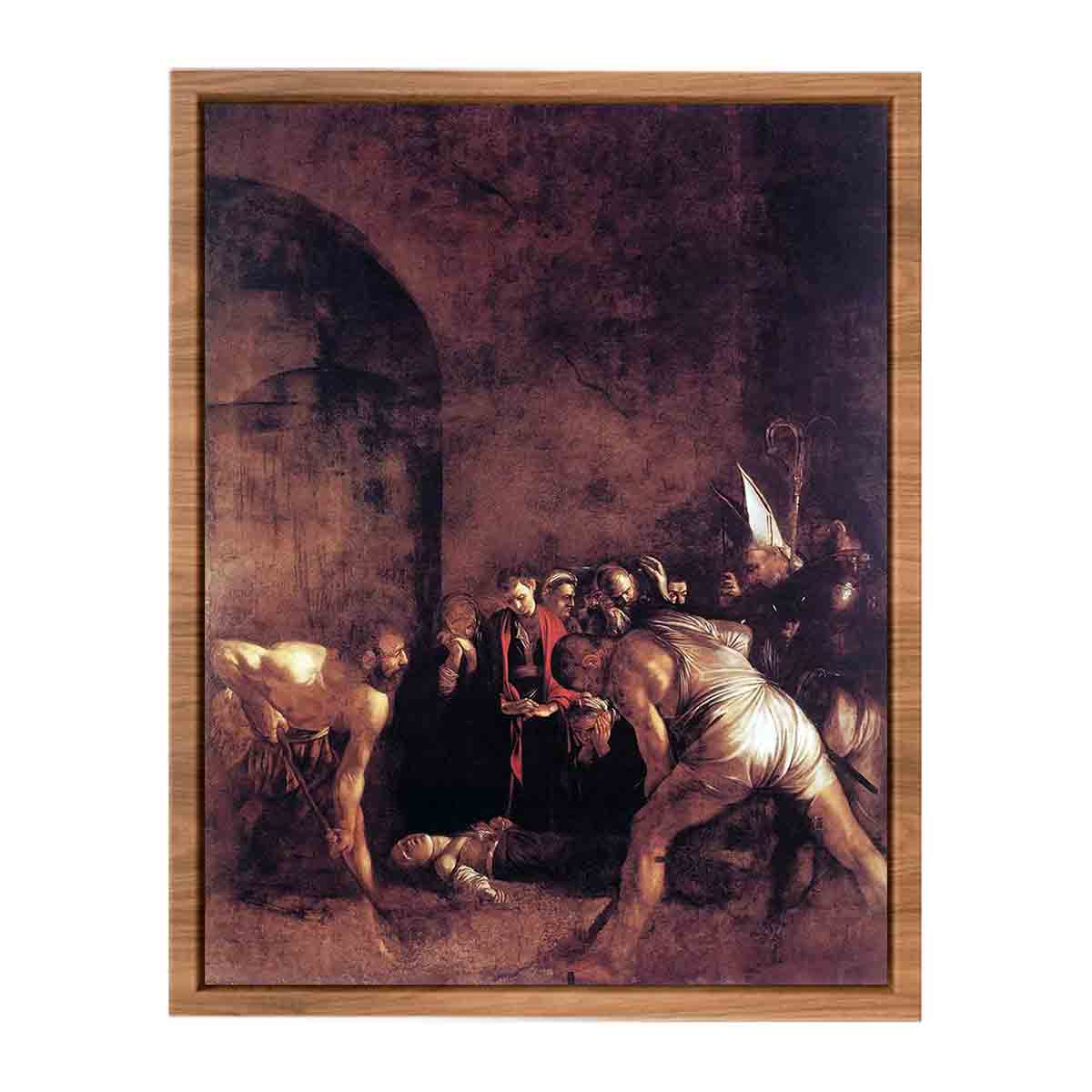 Burial of St Lucy By Caravaggio