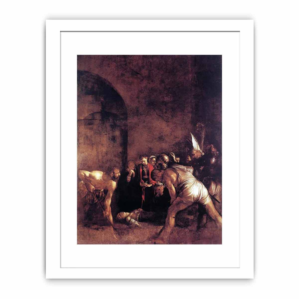 Burial of St Lucy By Caravaggio