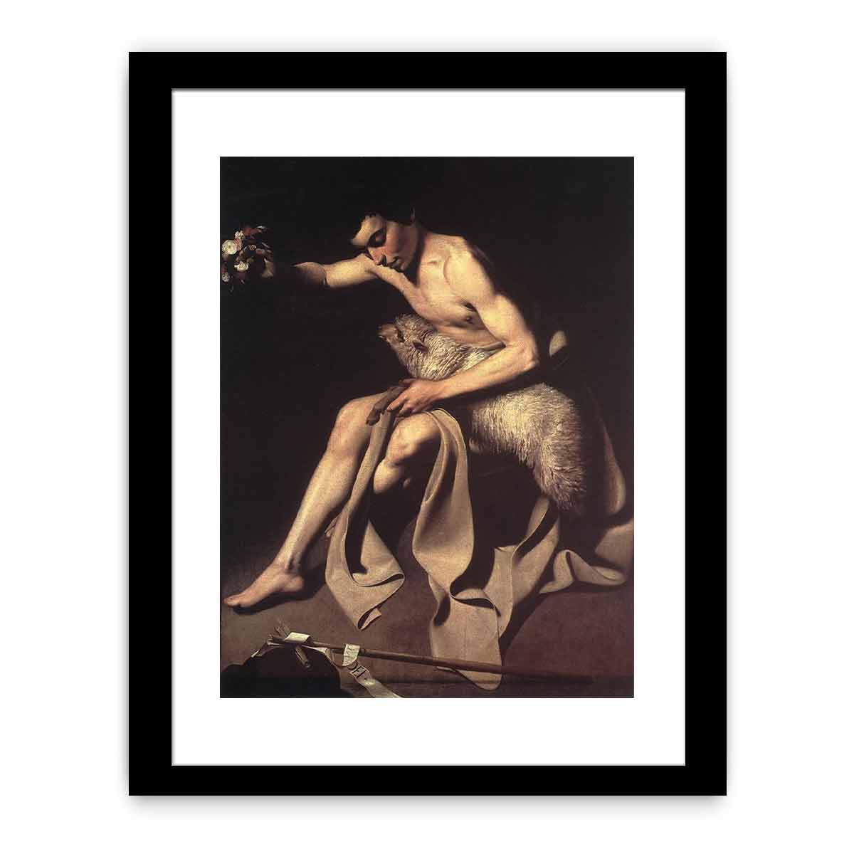Saint John the Baptist By Caravaggio