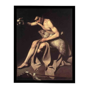 Saint John the Baptist By Caravaggio