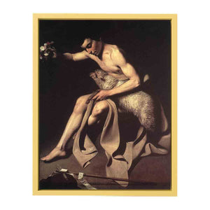 Saint John the Baptist By Caravaggio