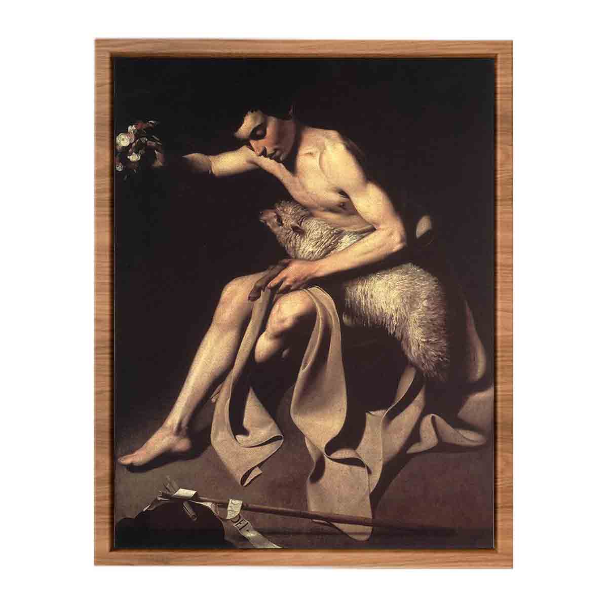 Saint John the Baptist By Caravaggio