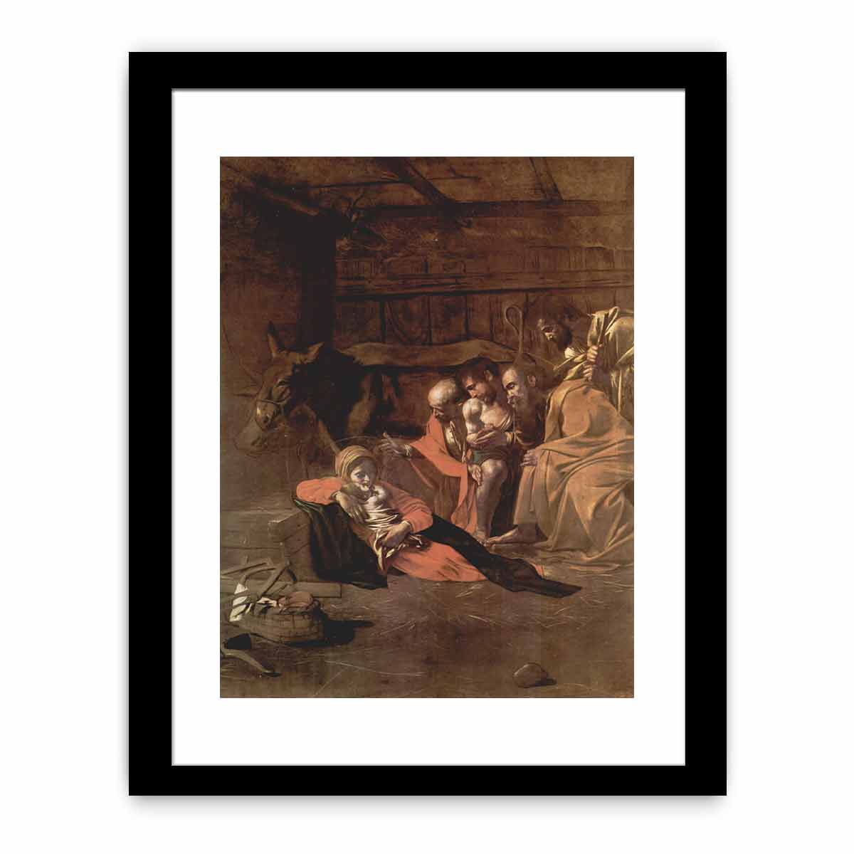 Anbetung der Hirten By Caravaggio
