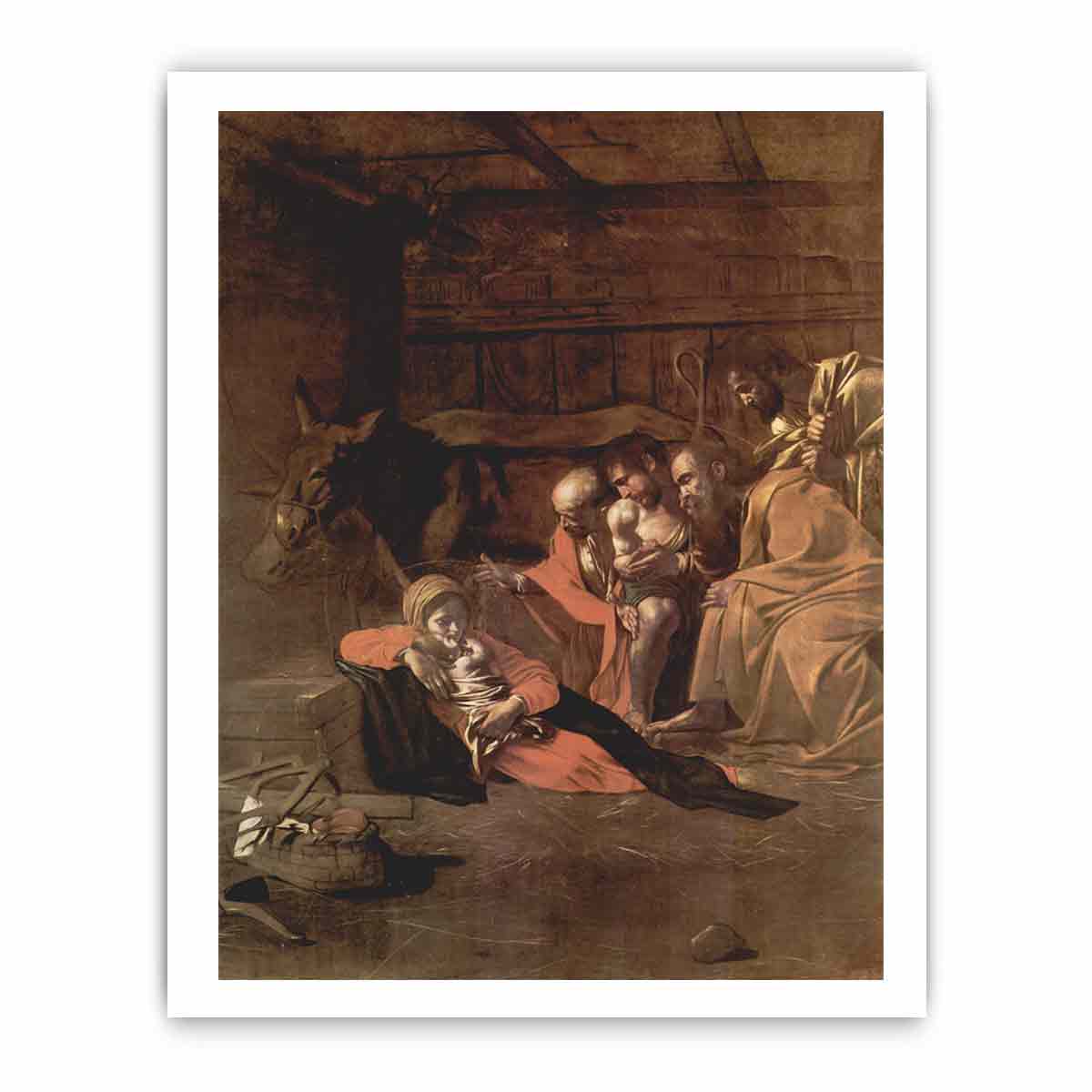 Anbetung der Hirten By Caravaggio