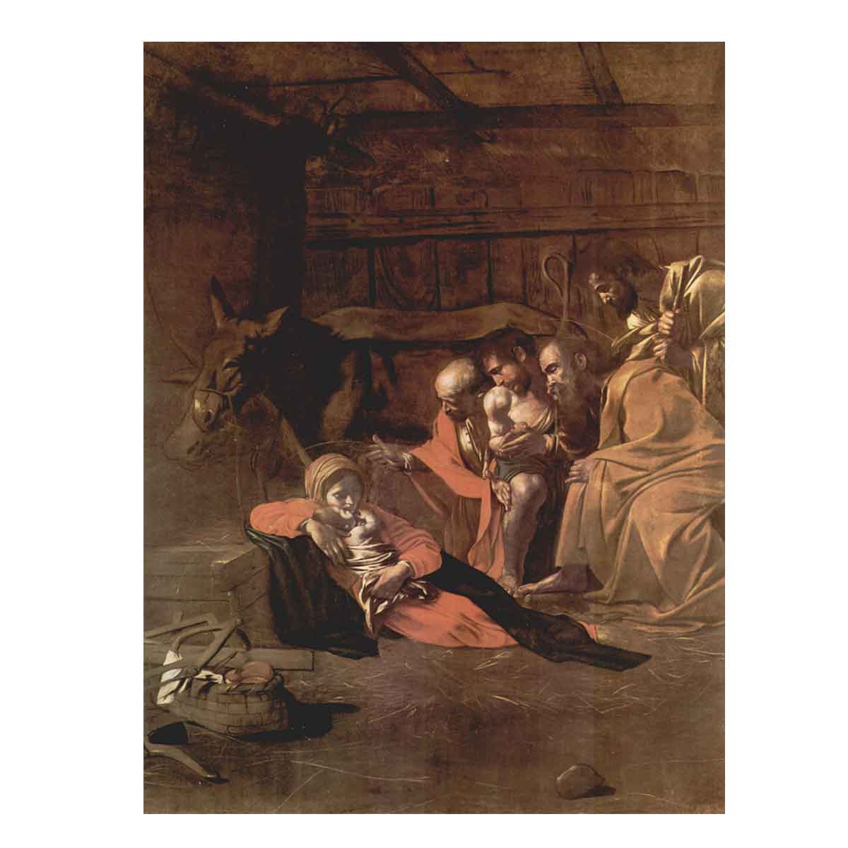 Anbetung der Hirten By Caravaggio