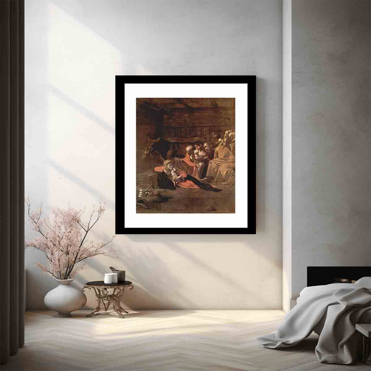 Anbetung der Hirten By Caravaggio