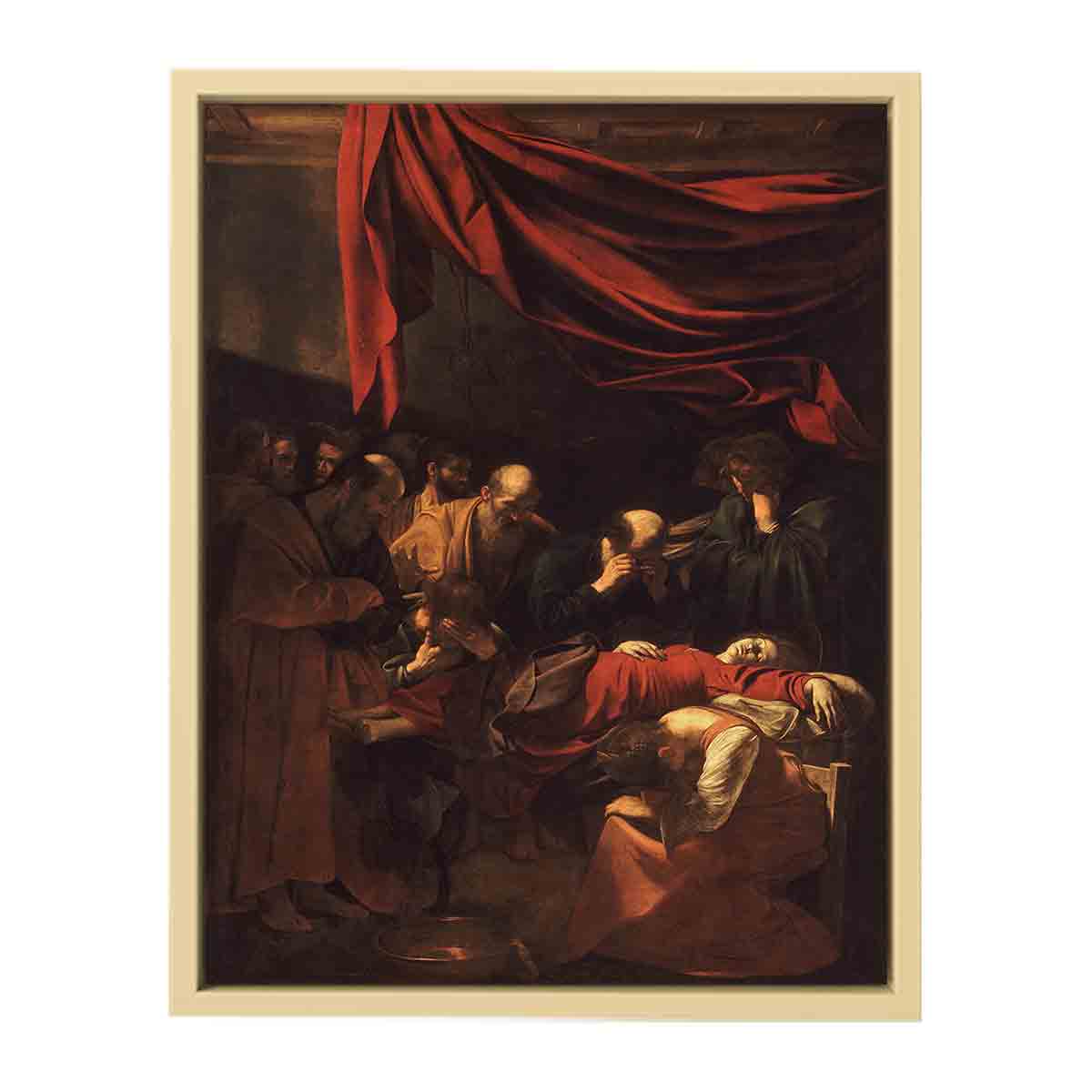 Death of the Virgin Edit this at Wikidata By Caravaggio