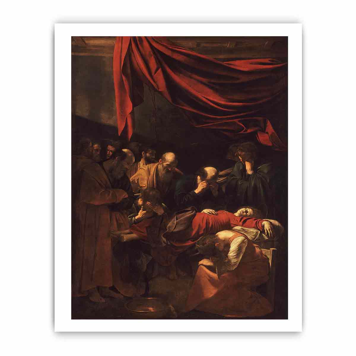 Death of the Virgin Edit this at Wikidata By Caravaggio