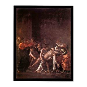 The Raising of Lazarus By Caravaggio