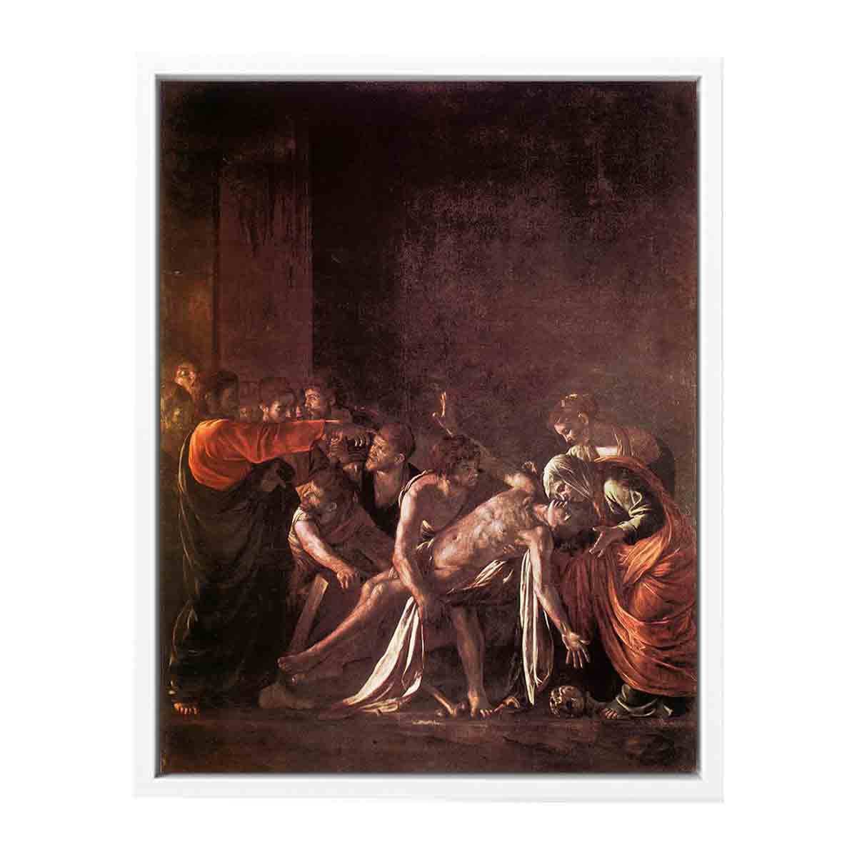 The Raising of Lazarus By Caravaggio