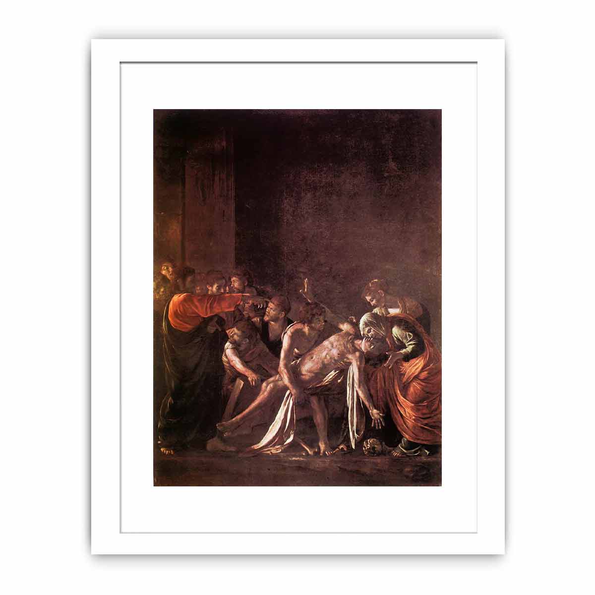 The Raising of Lazarus By Caravaggio