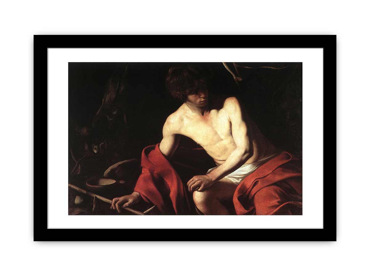 St John the Baptist By Caravaggio