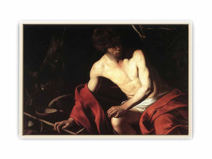 St John the Baptist By Caravaggio