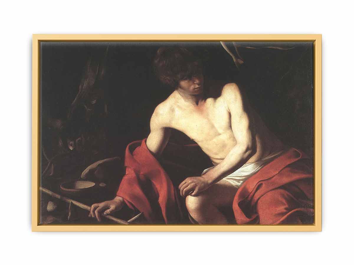 St John the Baptist By Caravaggio