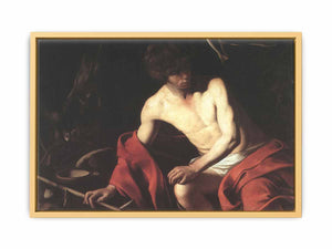St John the Baptist By Caravaggio