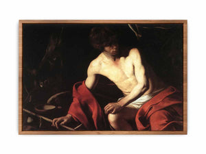 St John the Baptist By Caravaggio