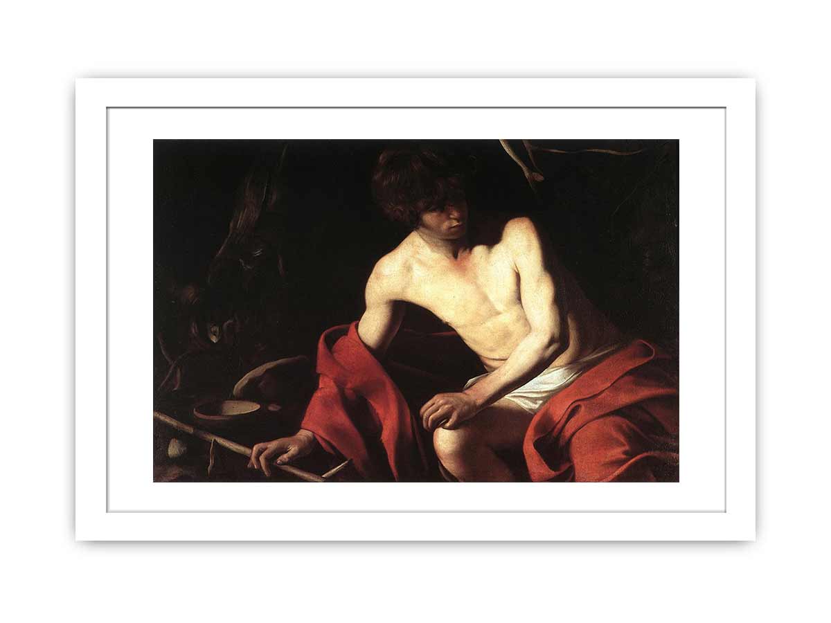 St John the Baptist By Caravaggio