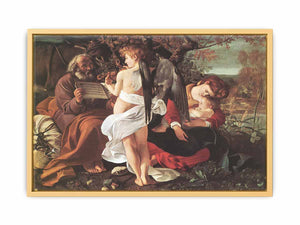 The Rest on The Flight into Egypt By Caravaggio