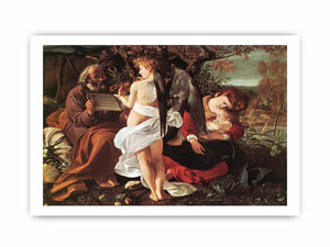 The Rest on The Flight into Egypt By Caravaggio
