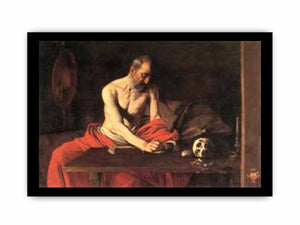St Jerome, by Michelangelo Merisi da Caravaggio,