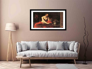 St Jerome, by Michelangelo Merisi da Caravaggio,