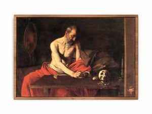 St Jerome, by Michelangelo Merisi da Caravaggio,