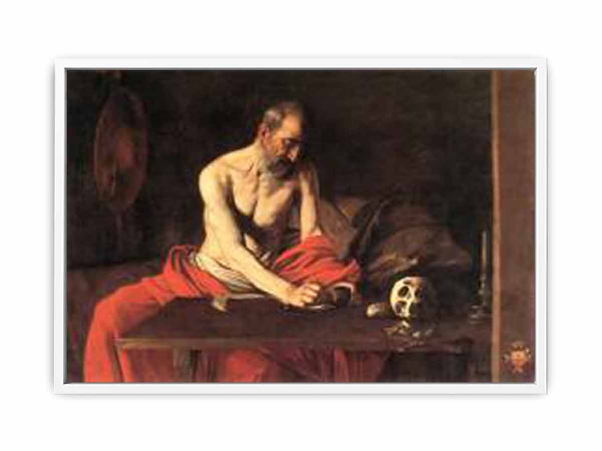 St Jerome, by Michelangelo Merisi da Caravaggio,