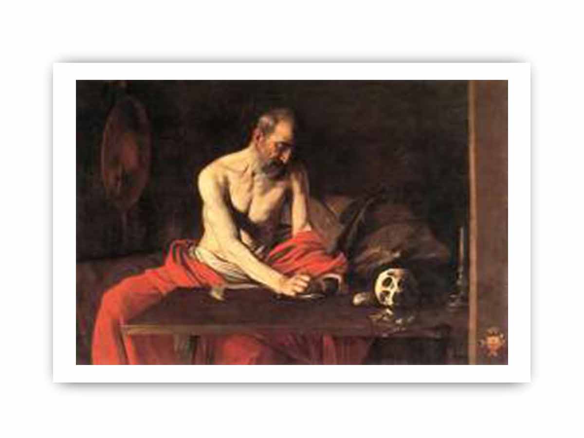 St Jerome, by Michelangelo Merisi da Caravaggio,