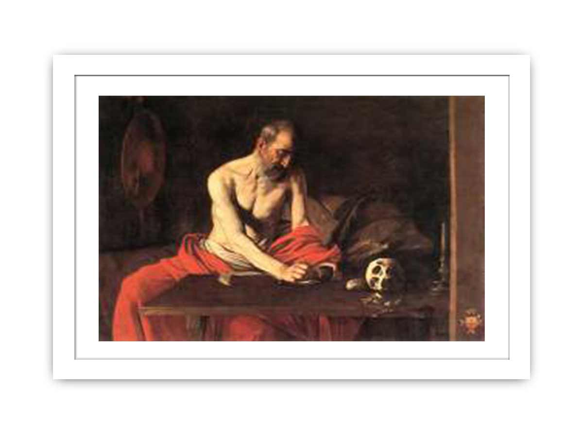St Jerome, by Michelangelo Merisi da Caravaggio,